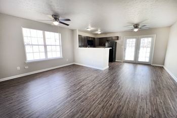 Luxury vinyl plank flooring